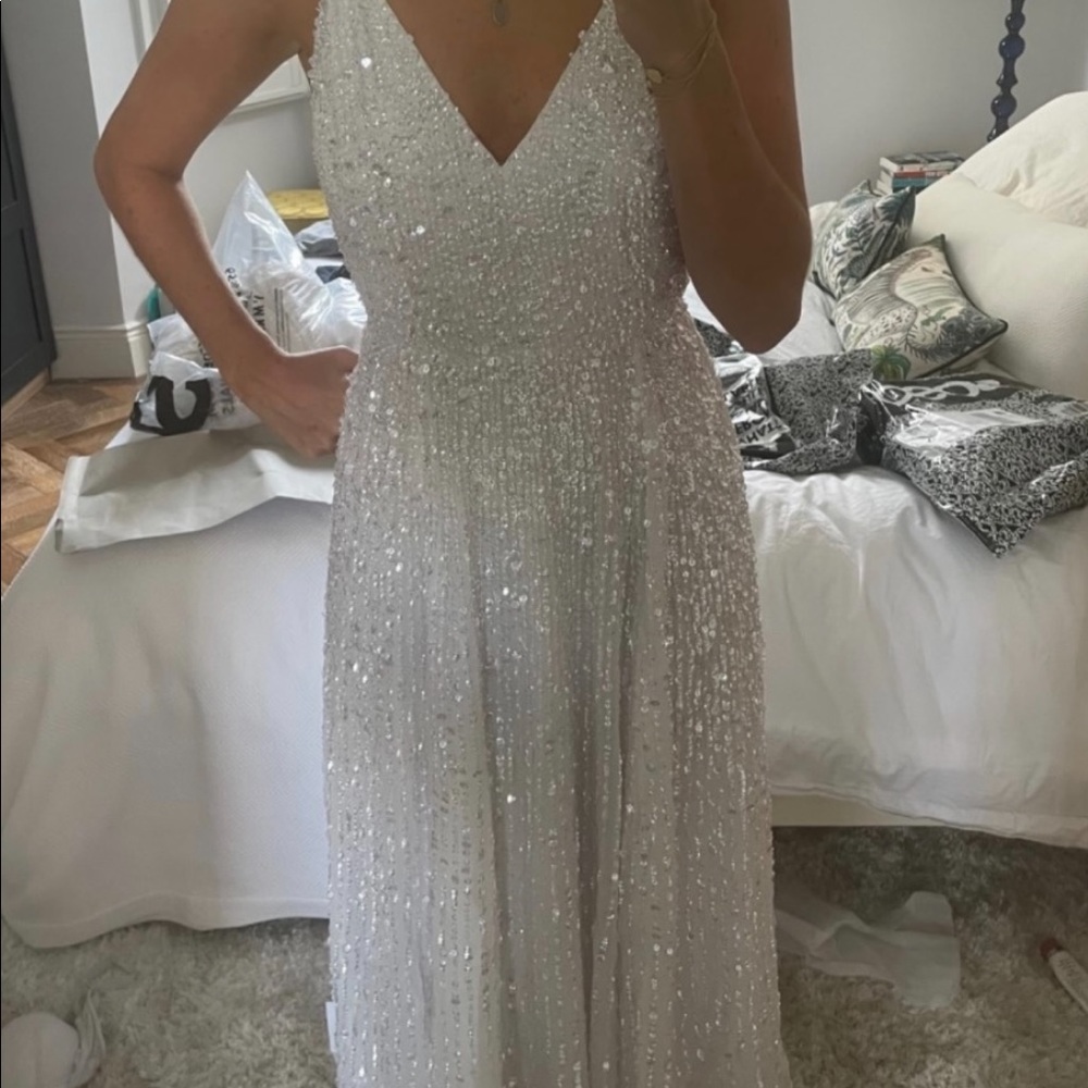 ASOS Eva Embellished Cami Midi Dress